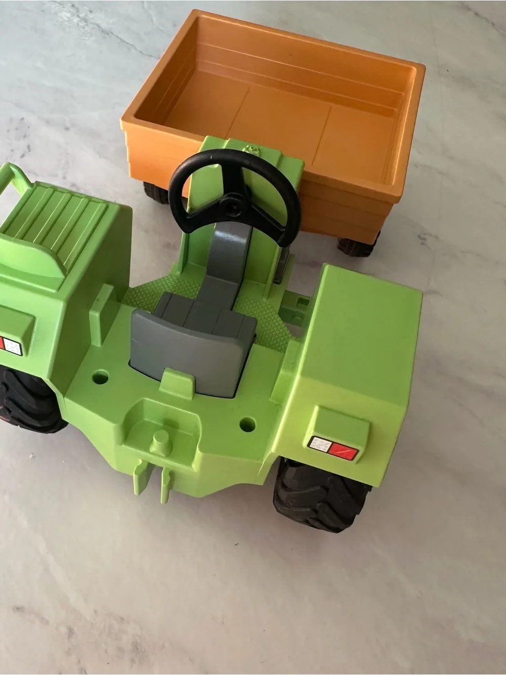 Playmobil Harvester Tractor with dump Trailer 1999 green farm vehicle